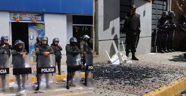 Oruro: enfrentamientos entre universitarios y choferes por alza del pasaje