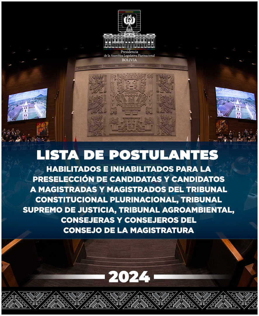 Elecciones judiciales: lista de habilitados e inhabilitados por la ALP