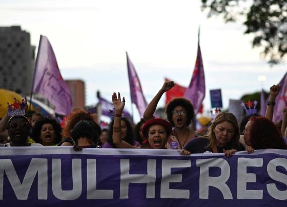 Marcha contra feminicidios en Brasil / EFE