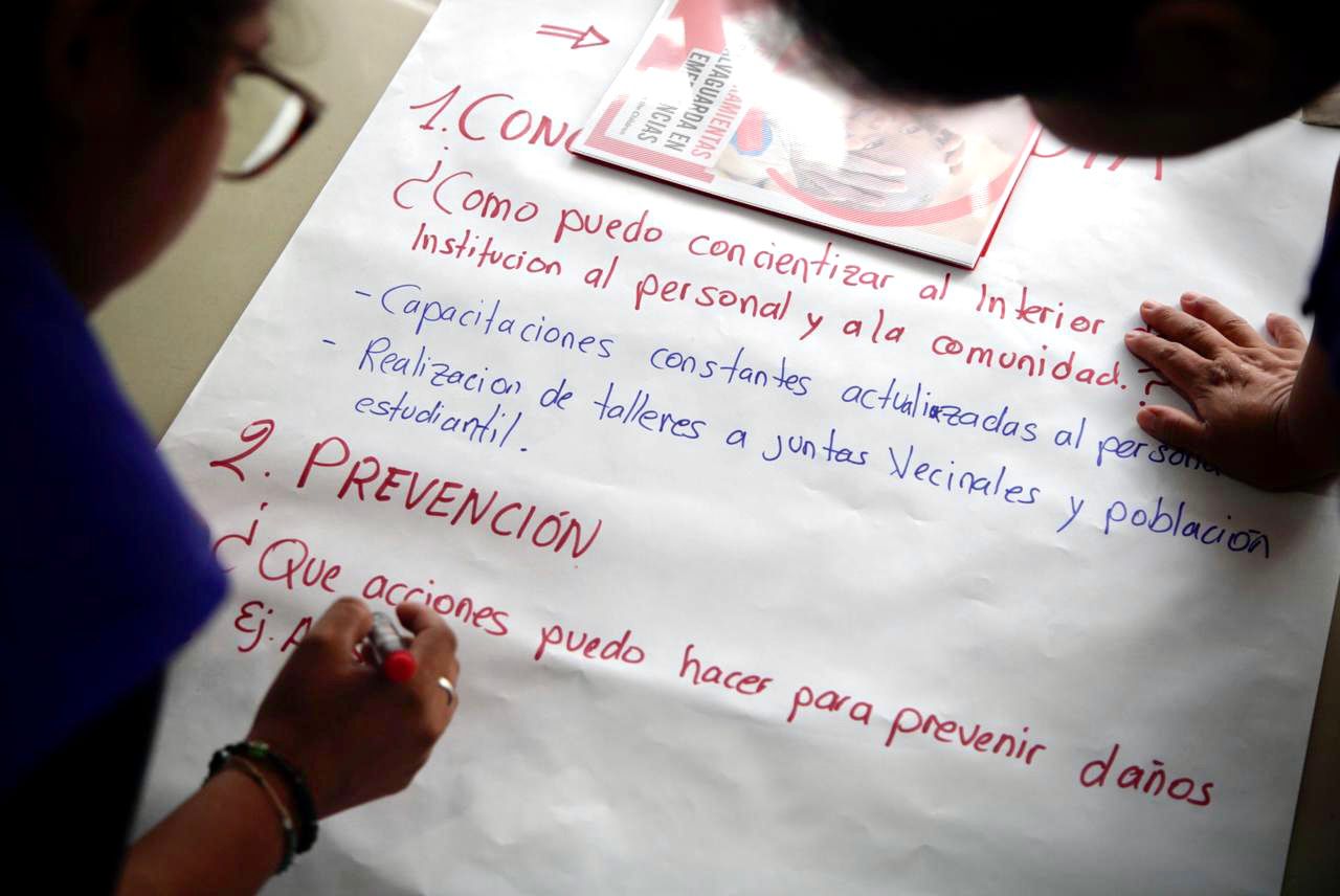 Sedepos y Save the Children realizaron taller para promover la protección infantil en situaciones de desastre