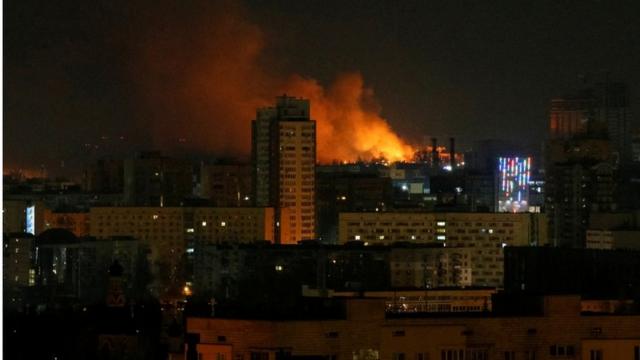 Rusia lanza masivo bombardeo sobre Kiev tras el atentado en Moscú