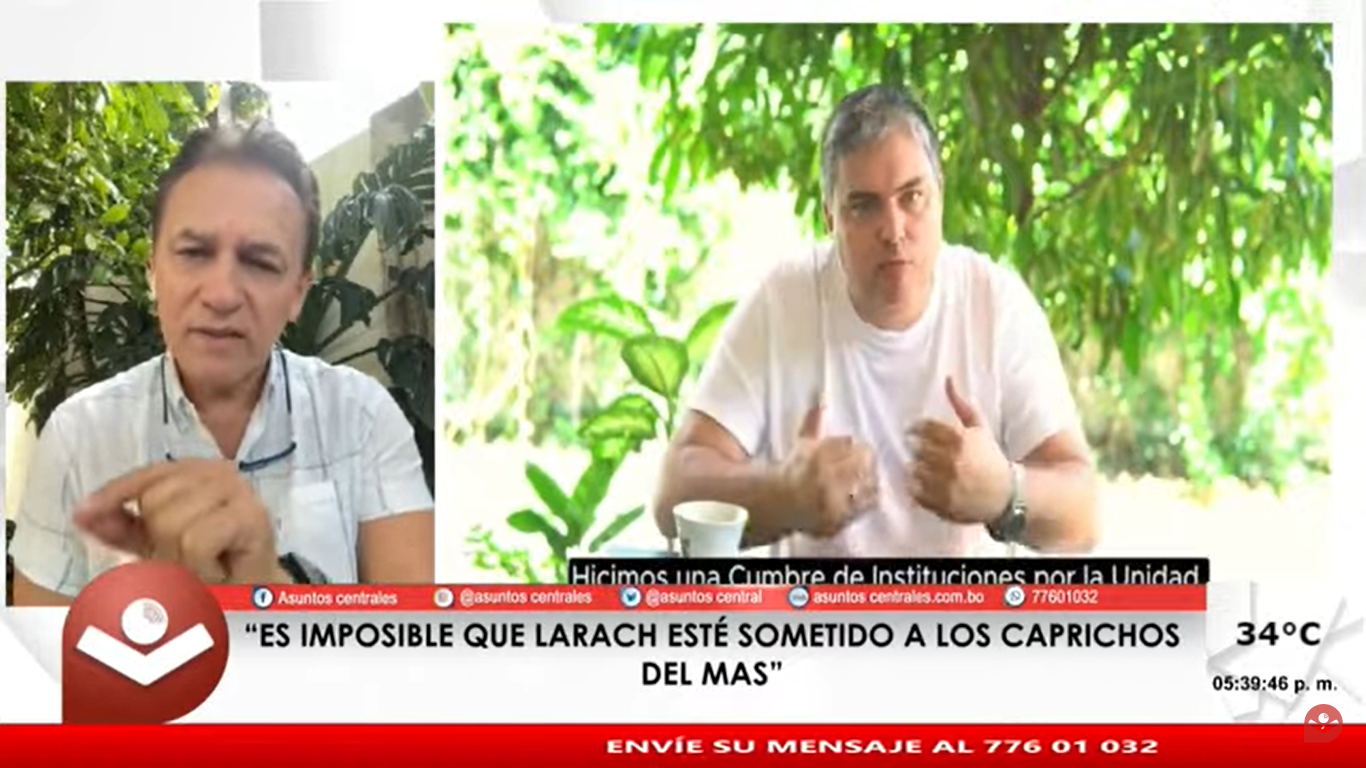 Fernando Castedo defiende a Larach, pero exige respetar al Comité