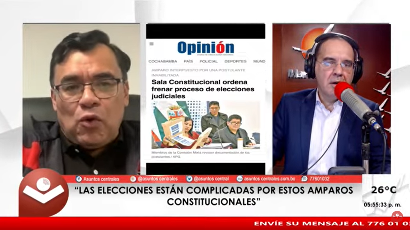 Jerges espera que no haya sido una “mano negra” la que paralizó todo el proceso para las Elecciones Judiciales