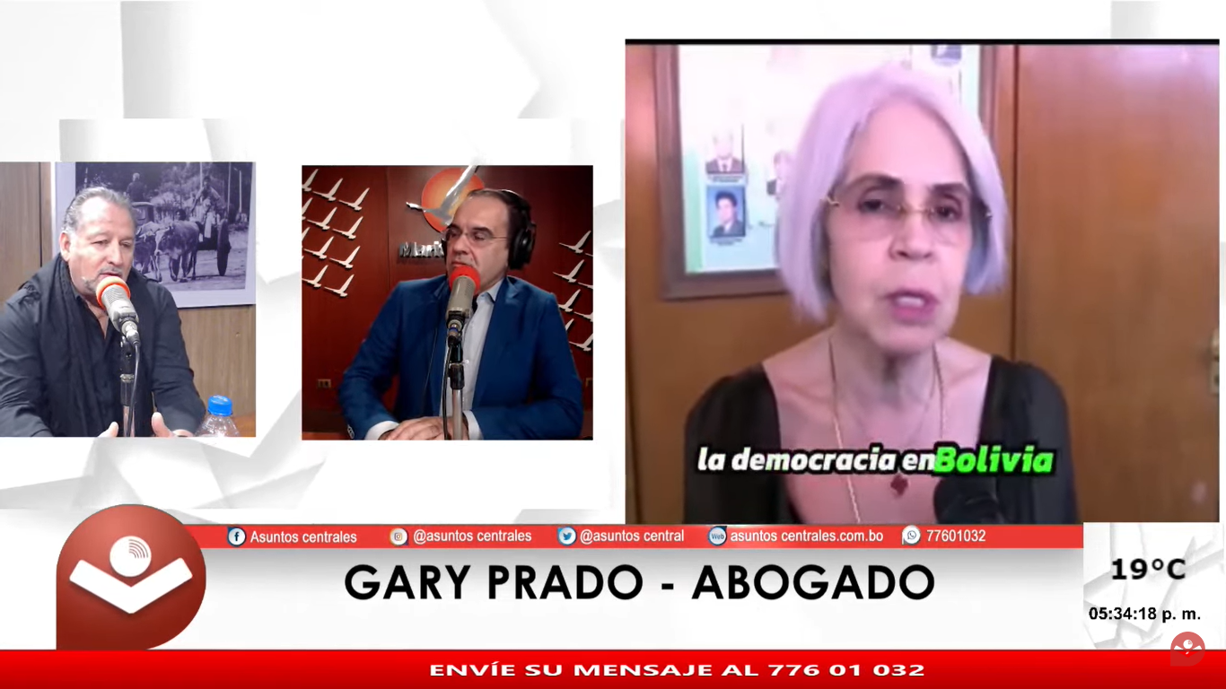 Gary Prado: “Susana fue una luchadora incansable por una democracia que hoy nos la están arrebatando”