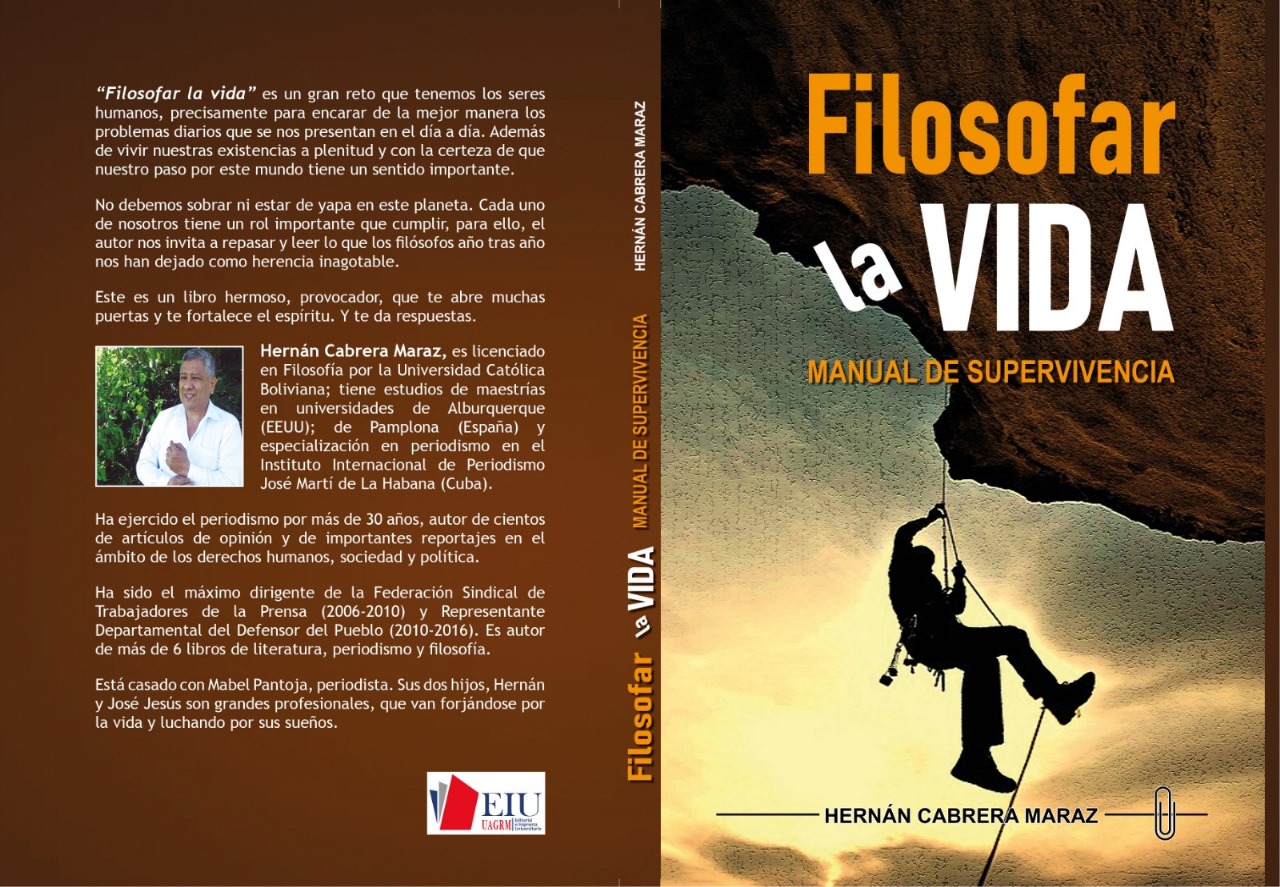 Hernán Cabrera lanza su libro “Filosofar la vida, manual de supervivencia”, una propuesta para reflexionar