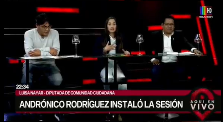 Luisa Nayar se niega a compartir set y debatir con el diputado Jáuregui porque está acusado de pedofilia