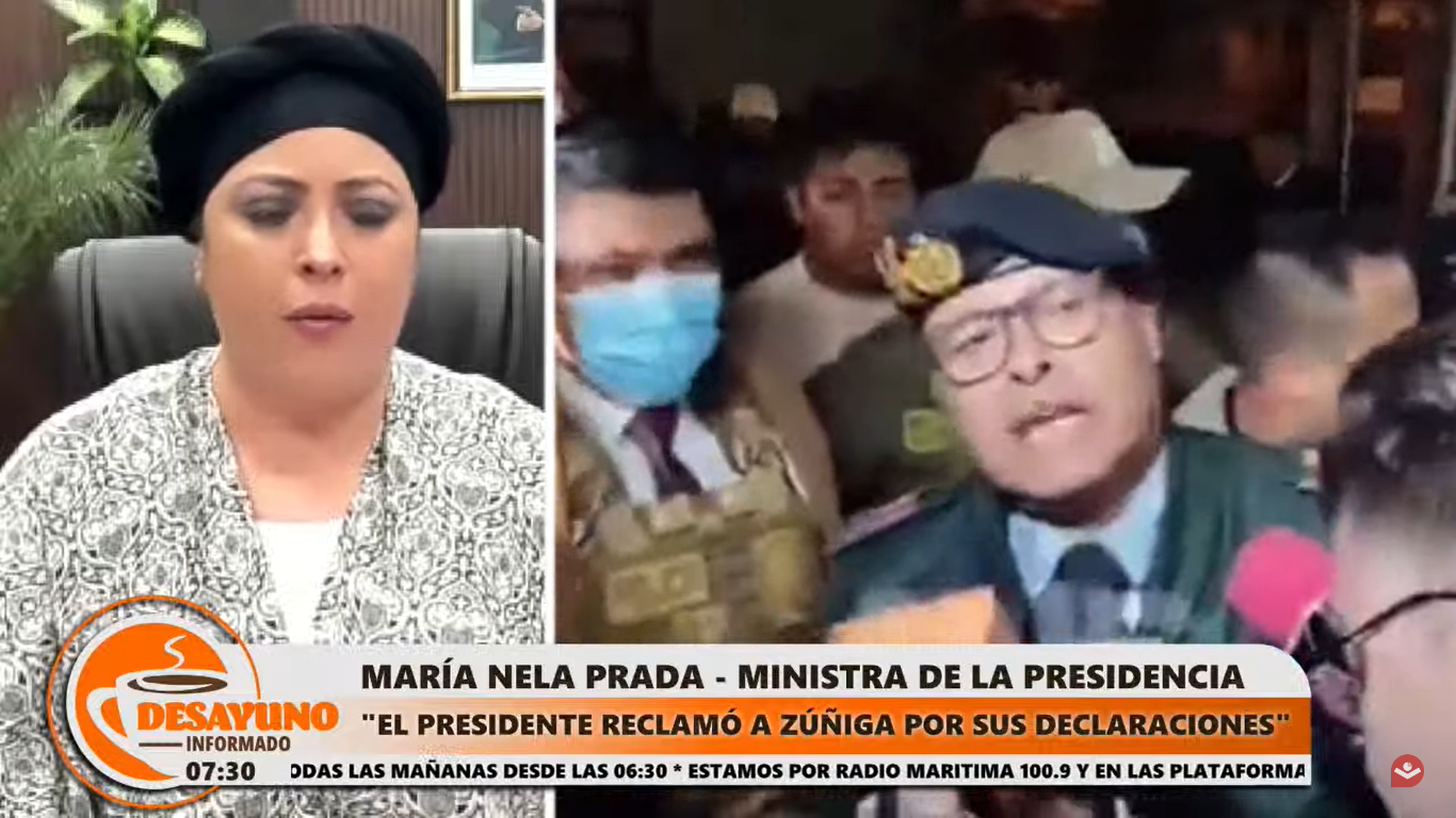 Ministra de la Presidencia segura que fue un “golpe fallido”