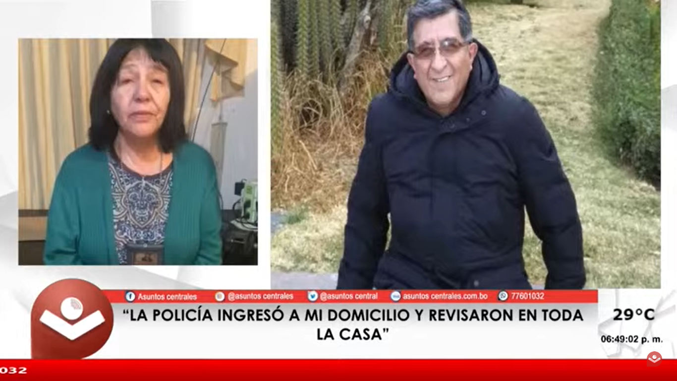 Peña Y Lillo no está en la clandestinidad y su esposa denuncia que le “sembraron pruebas” para incriminarlo