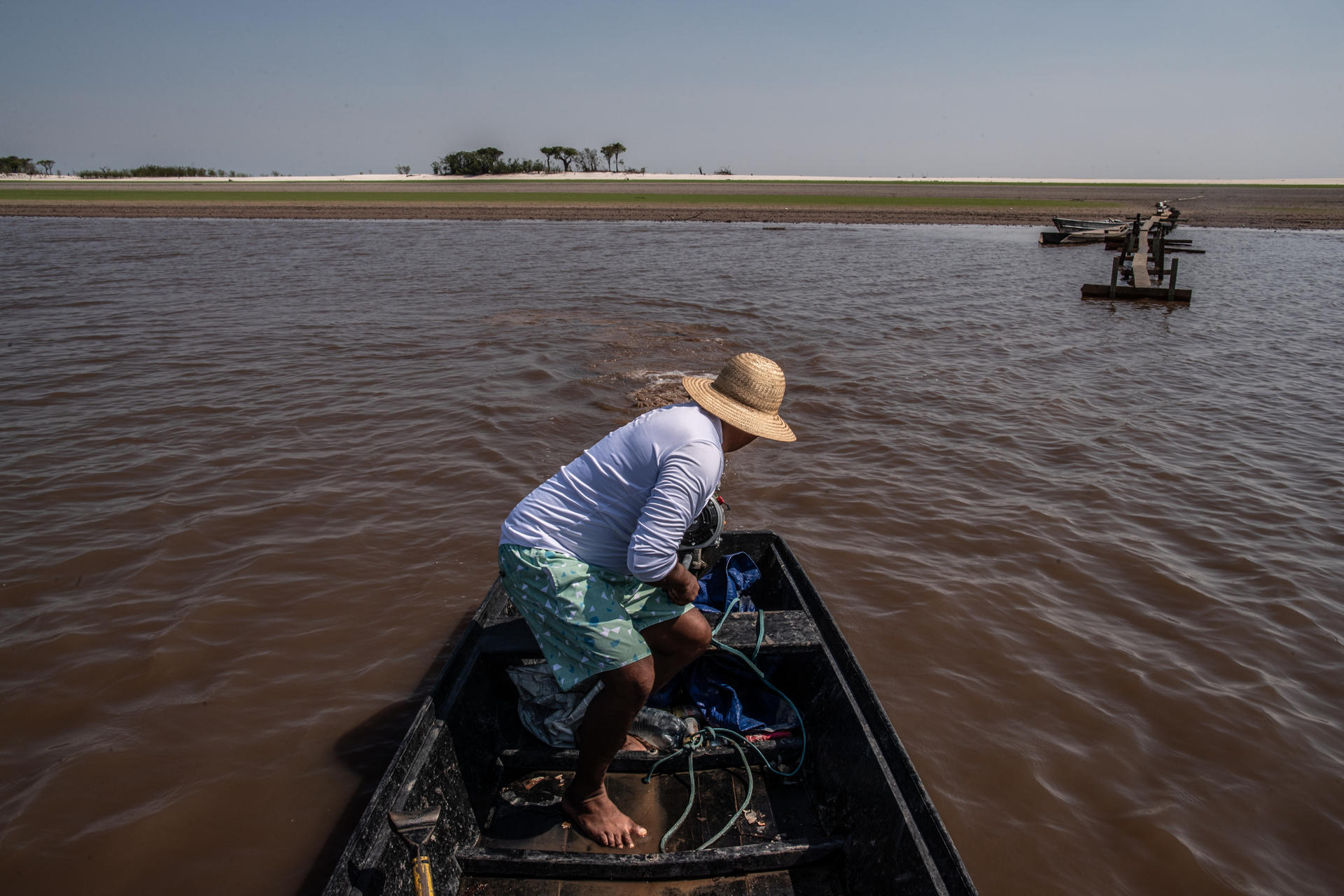 La Amazonía brasileña perdió el 5,4 % de su superficie de agua en 2023