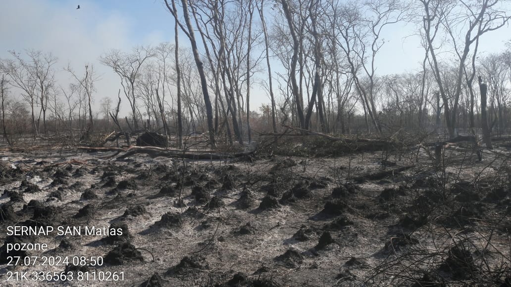 El clamor de los guardaparques de San Matías: Urgente necesidad de apoyo en la lucha contra los incendios