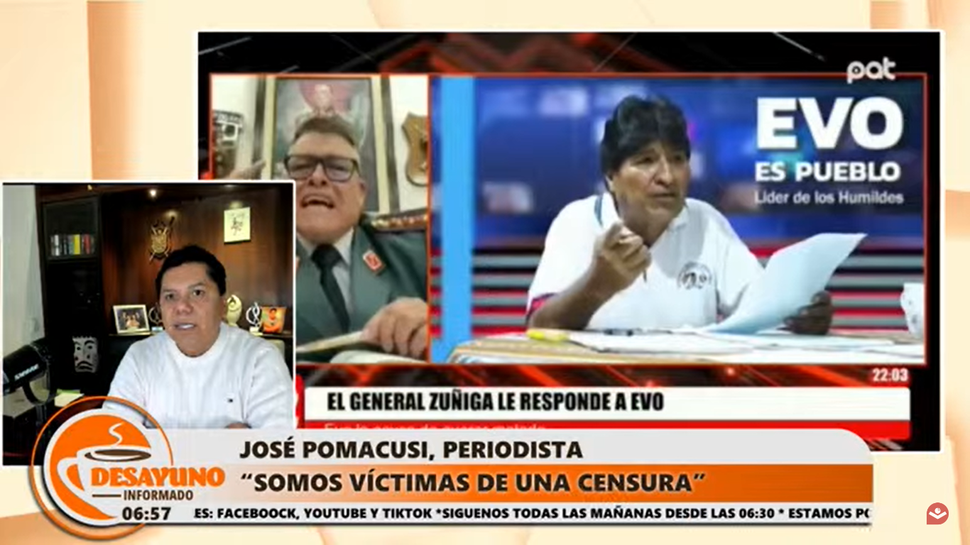 Pomacusi: “Nos censuraron y no escuchamos pronunciamiento de las asociaciones de periodistas”