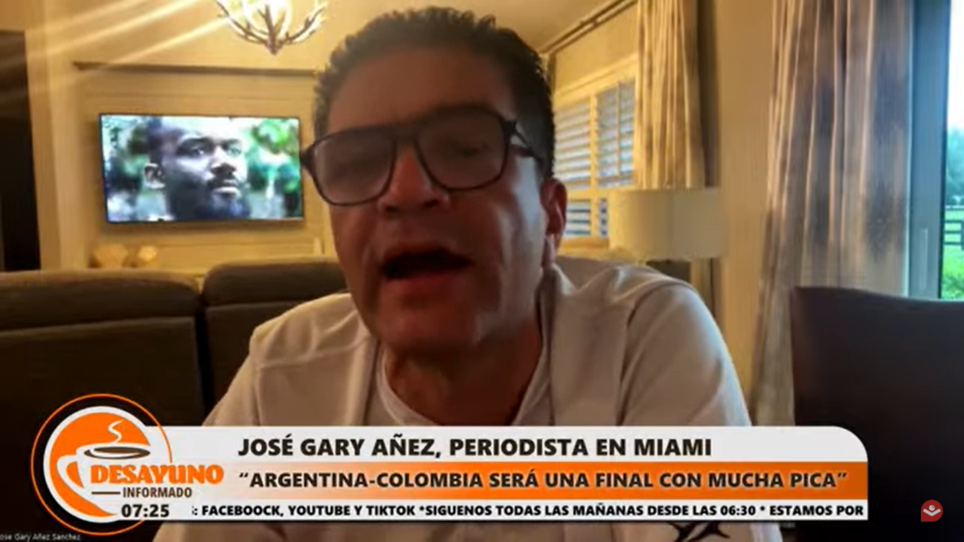 José Gary Añez: “Será una final con mucha pica entre Argentina y Colombia”