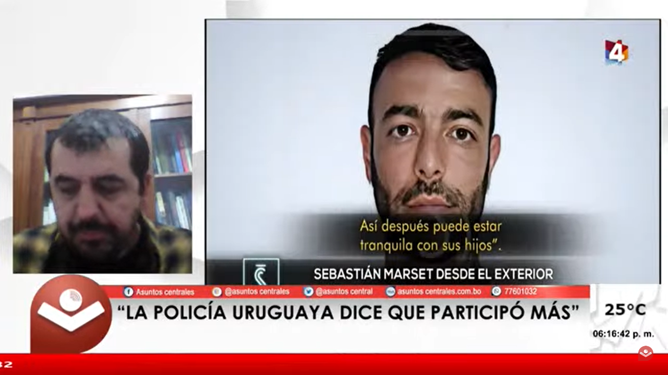 Detrás de Marset puede haber gente de poder vinculada a la política, alerta un periodista uruguayo