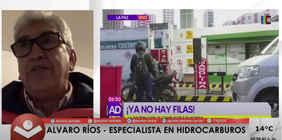 Álvaro Ríos: ‘La crisis en Bolivia no es de gasolina, es de diésel. El referéndum es una distracción’