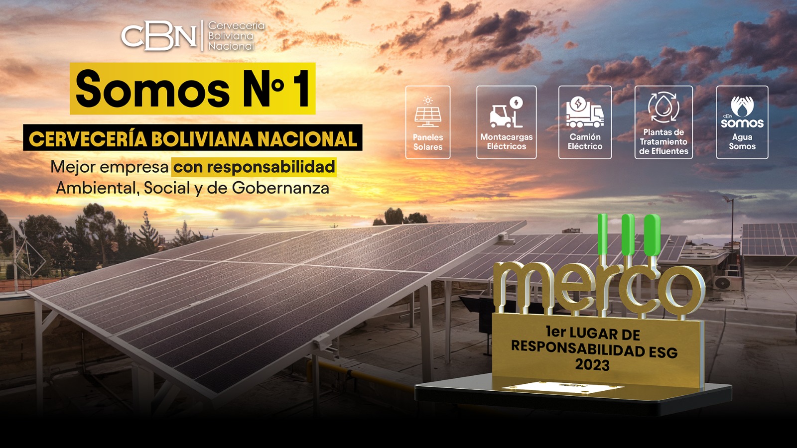 Cuatro años de liderazgo en sostenibilidad: CBN destaca en el ranking ESG 2023 de MERCO