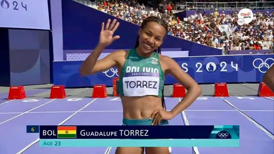 Guadalupe Tórrez con actuación sobresaliente en los 100 metros planos de los JJOO de París 2024