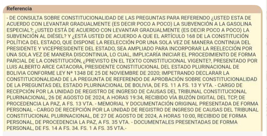 Conoce la versión final de las tres preguntas clave del Referendo Nacional en revisión del TCP