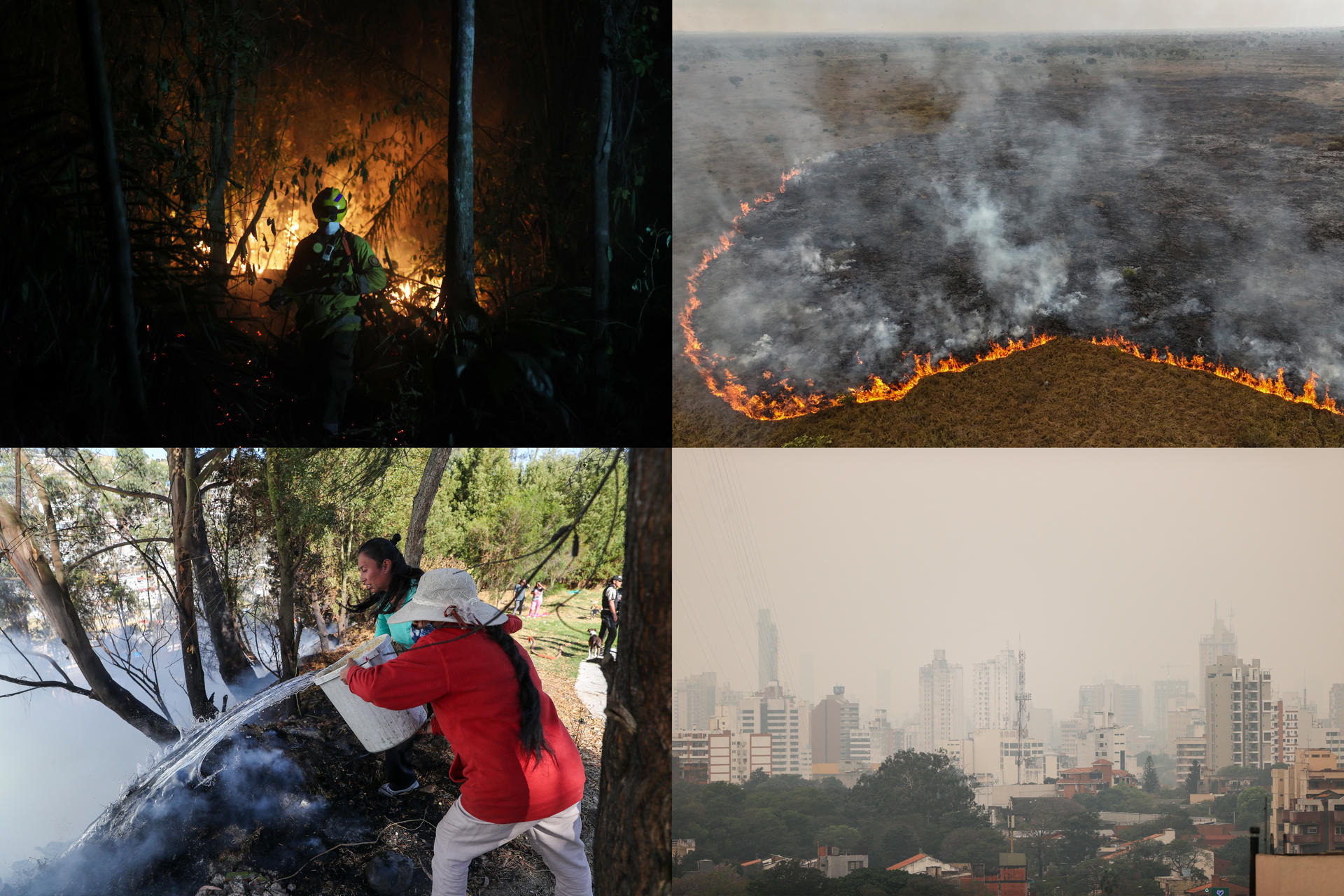 Suramérica enfrenta una de las peores olas de incendios en los últimos años