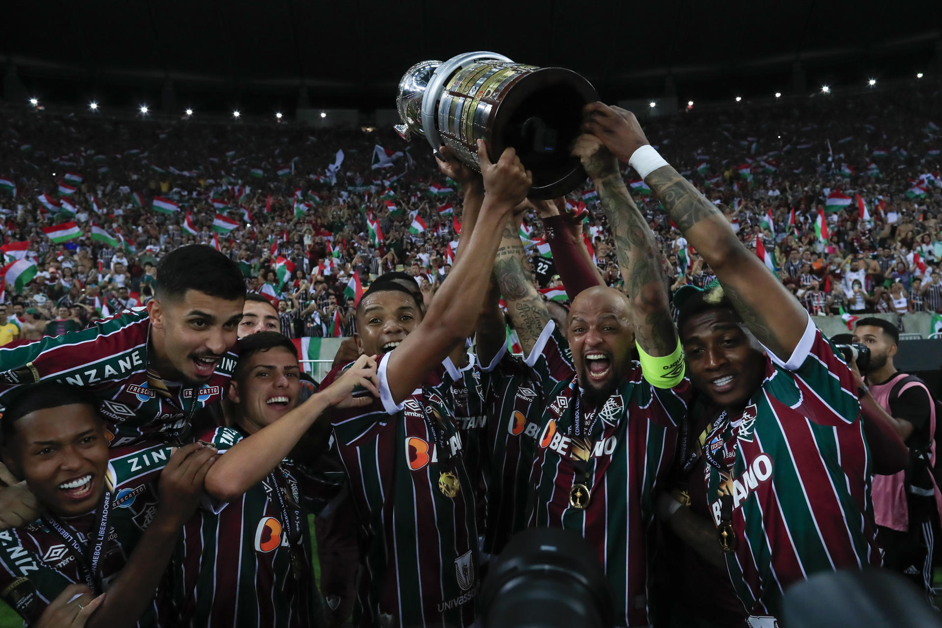 Brasil, con nueve equipos, lidera la recta final de las copas Libertadores y Sudamericana