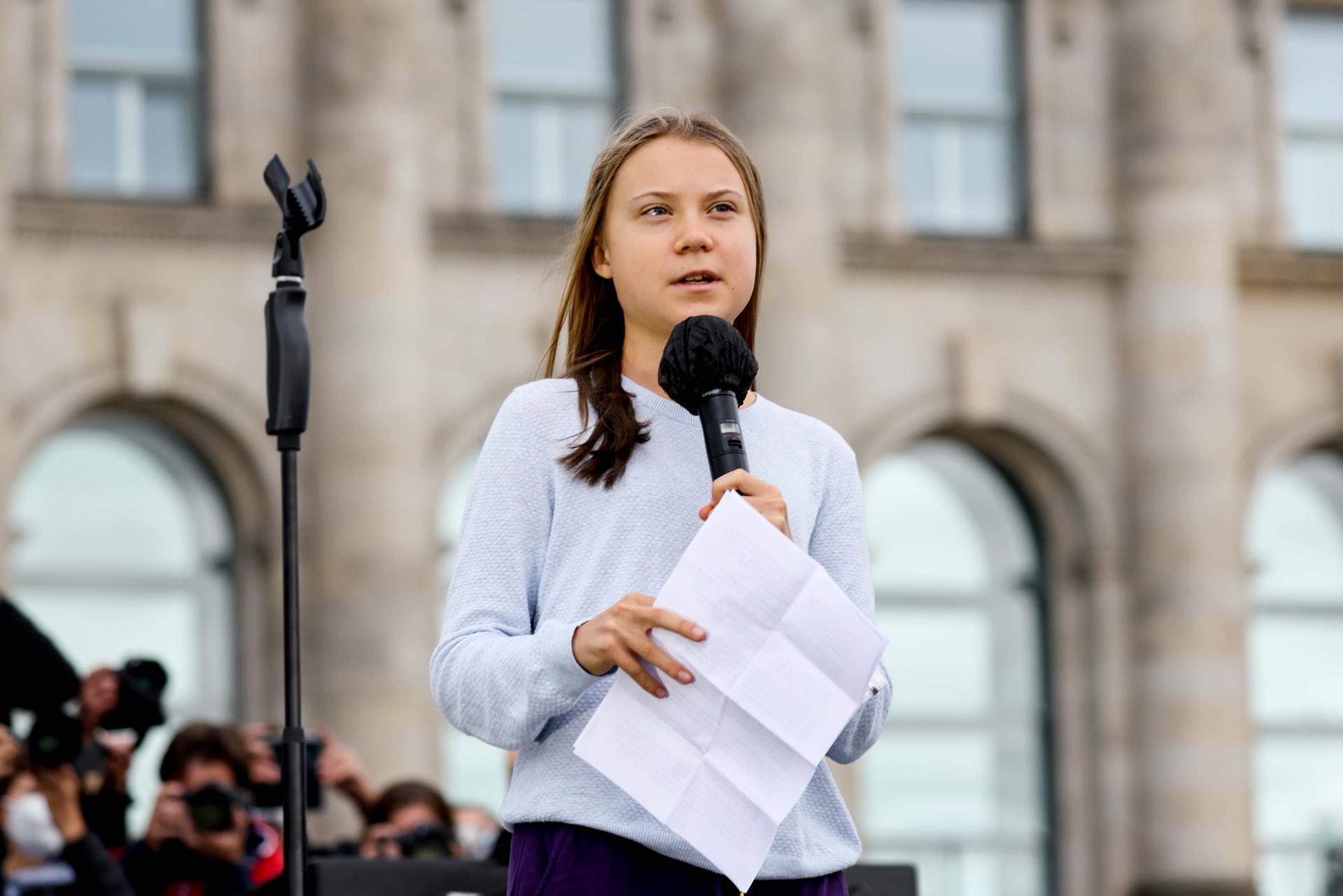 Detienen a Greta Thunberg en una protesta contra Israel en Copenhague