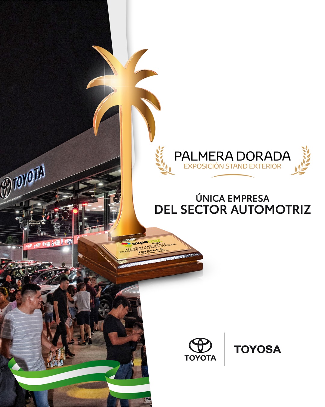 TOYOSA se llevó la Palmera Dorada a “Exposición Stand Exterior”