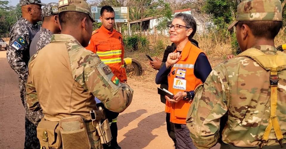 Llegada de expertos de Brasil impulsa plan binacional contra incendios en Santa Cruz