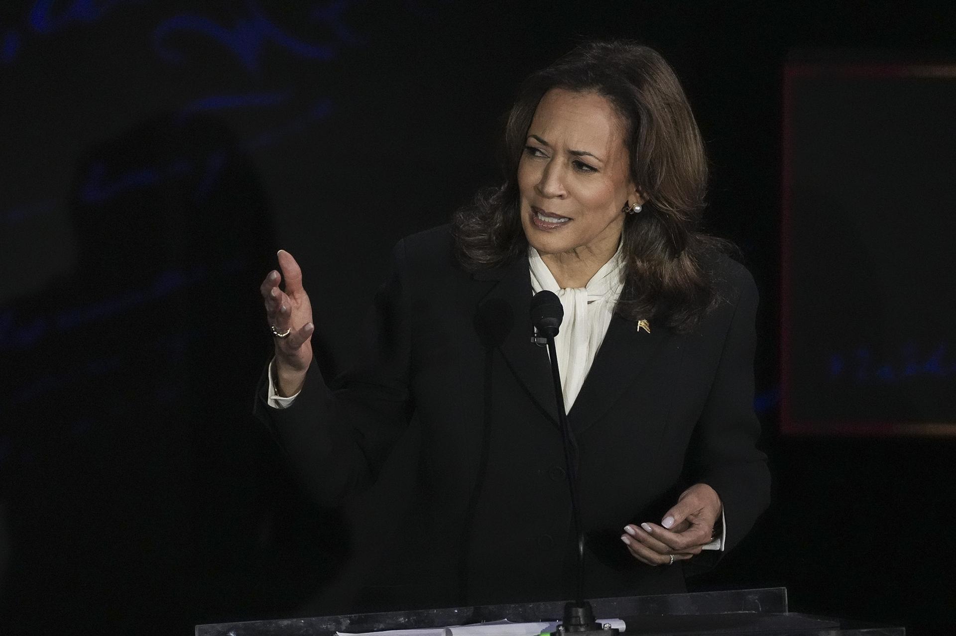 Una encuesta rápida de la CNN tras el debate da a Kamala Harris como ganadora