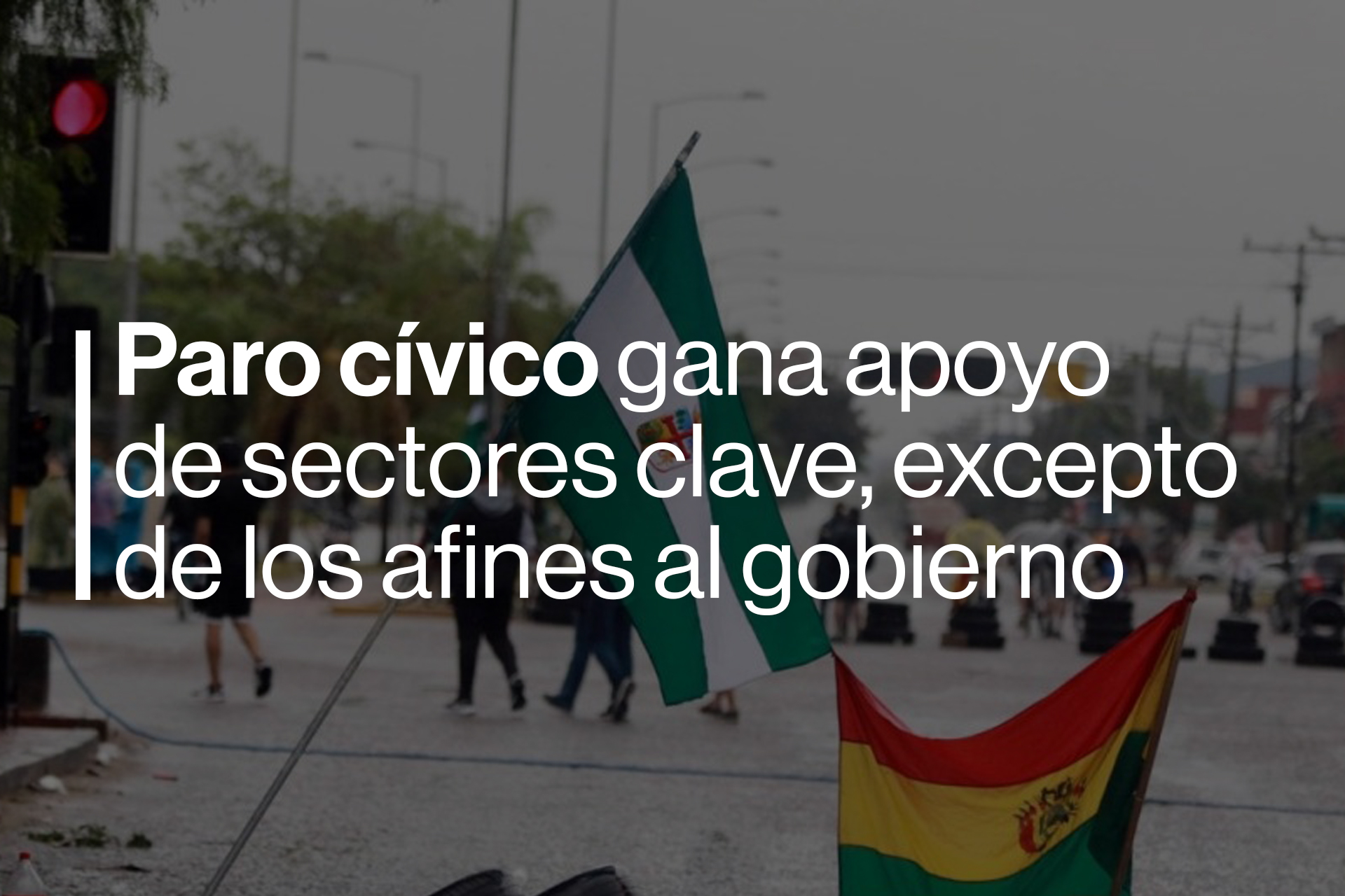 Paro cívico gana apoyo de sectores clave, excepto de los afines al gobierno