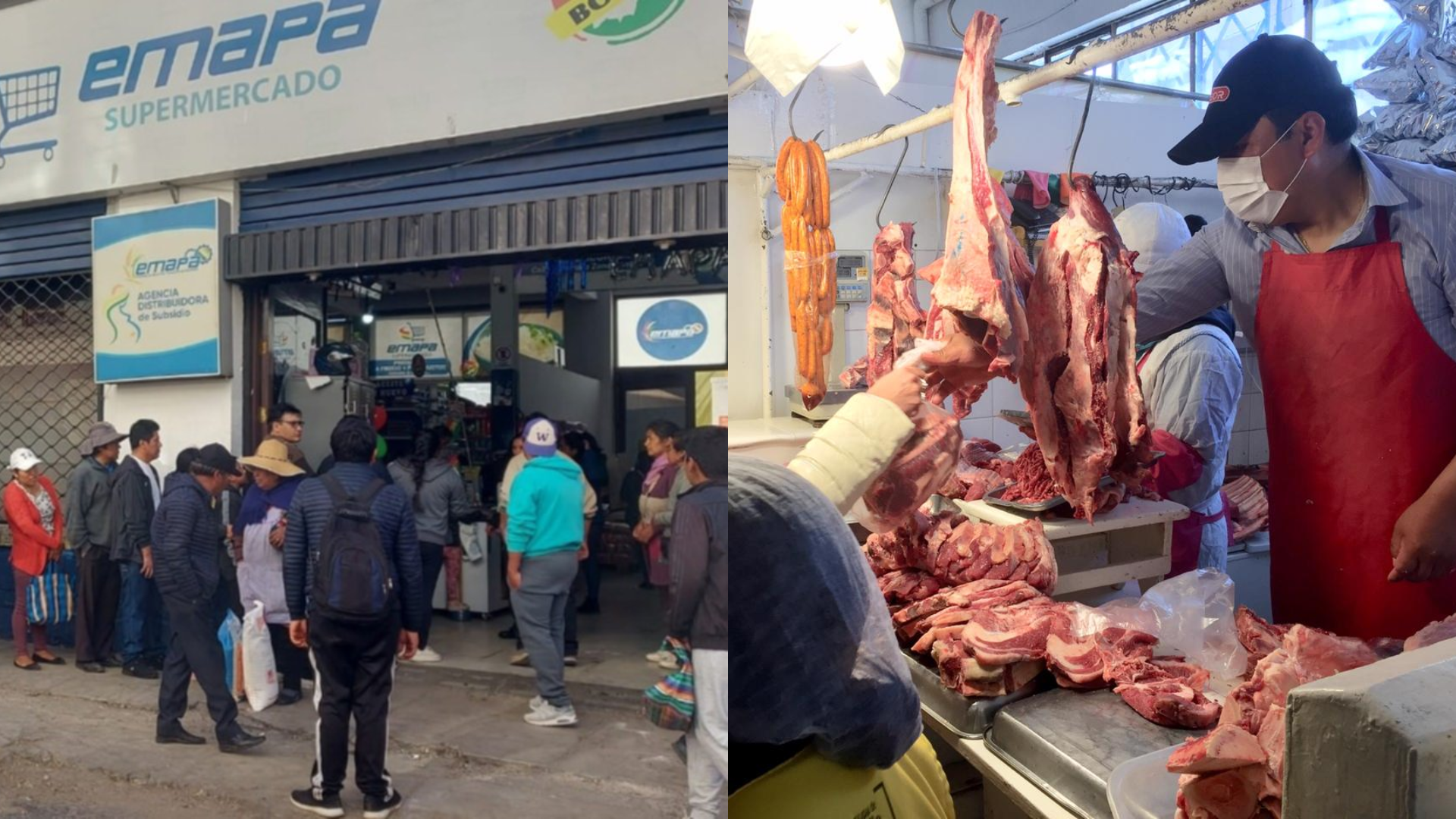 Se alarga el paro de los carniceros y hay filas por arroz