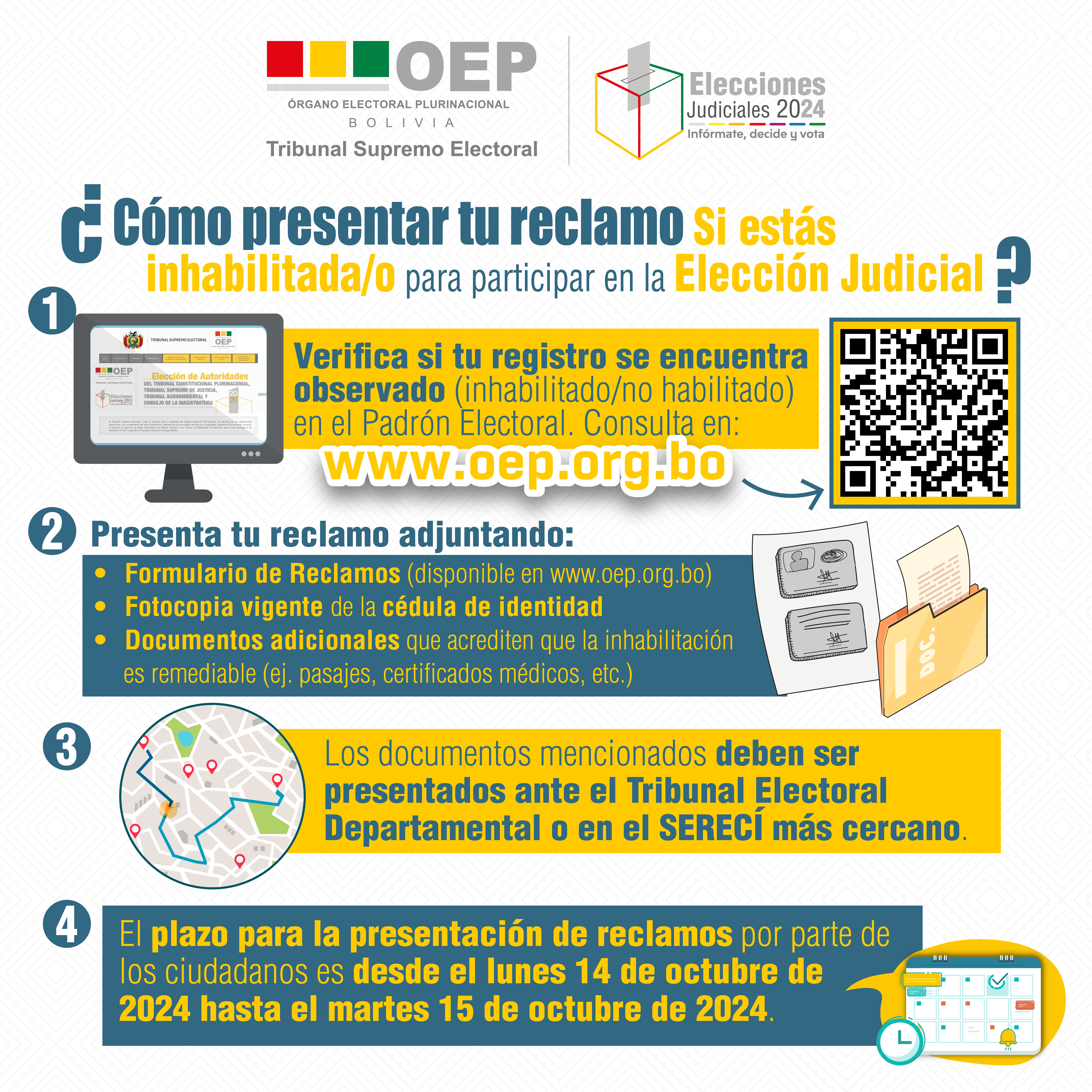 Diez preguntas y respuestas sobre las inhabilitaciones en el padrón electoral para las Elecciones Judiciales