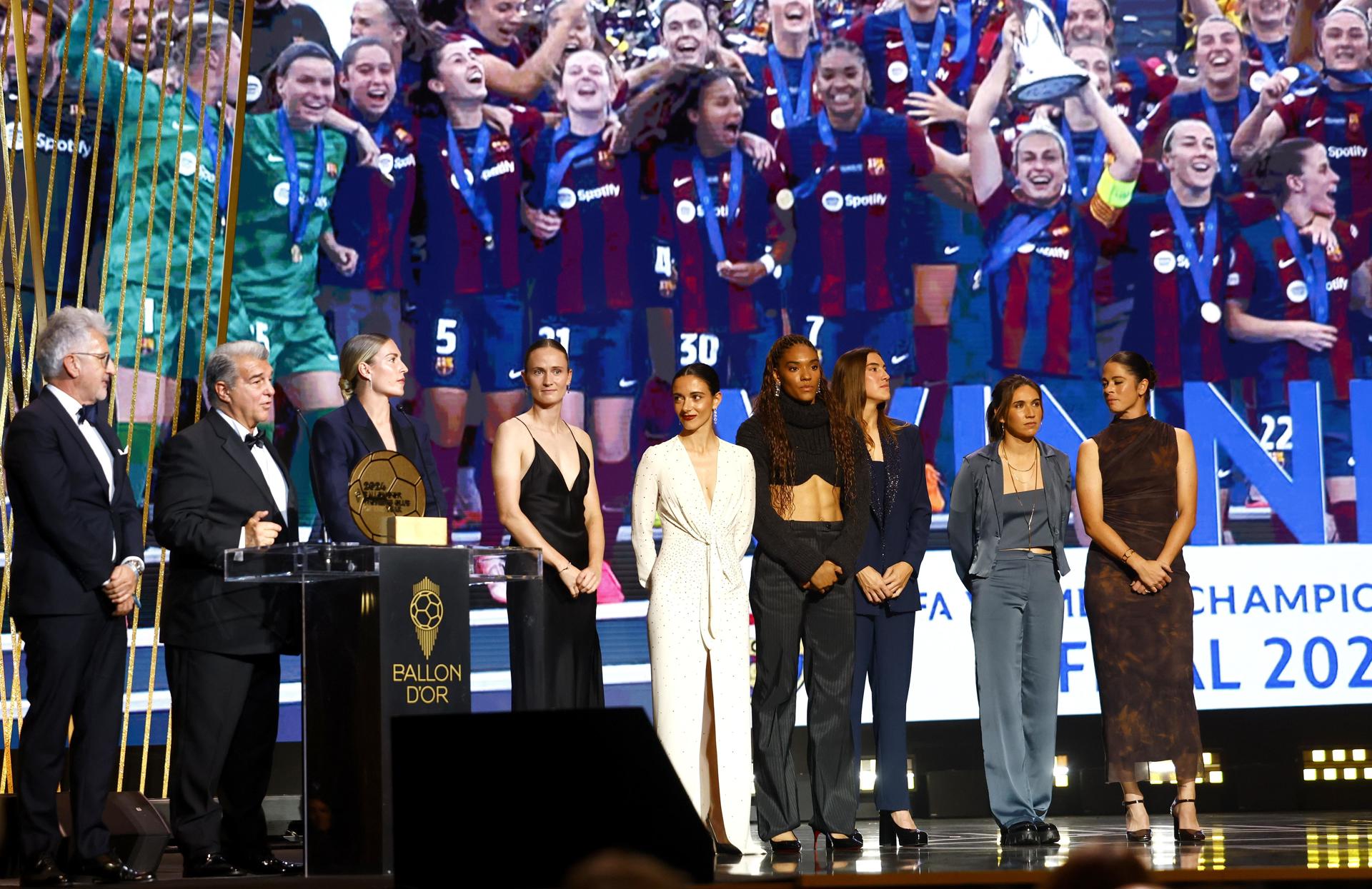 El Real Madrid, mejor equipo masculino, el Barça femenino en la gala del Balón de Oro