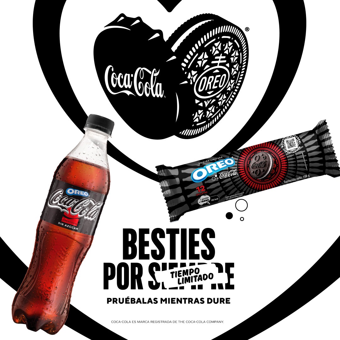 Las marcas Coca-Cola® y OREO® se convierten en ‘Besties’ y lanzan una bebida y una galleta de edición limitada que combinan a la perfección estas marcas icónicas   