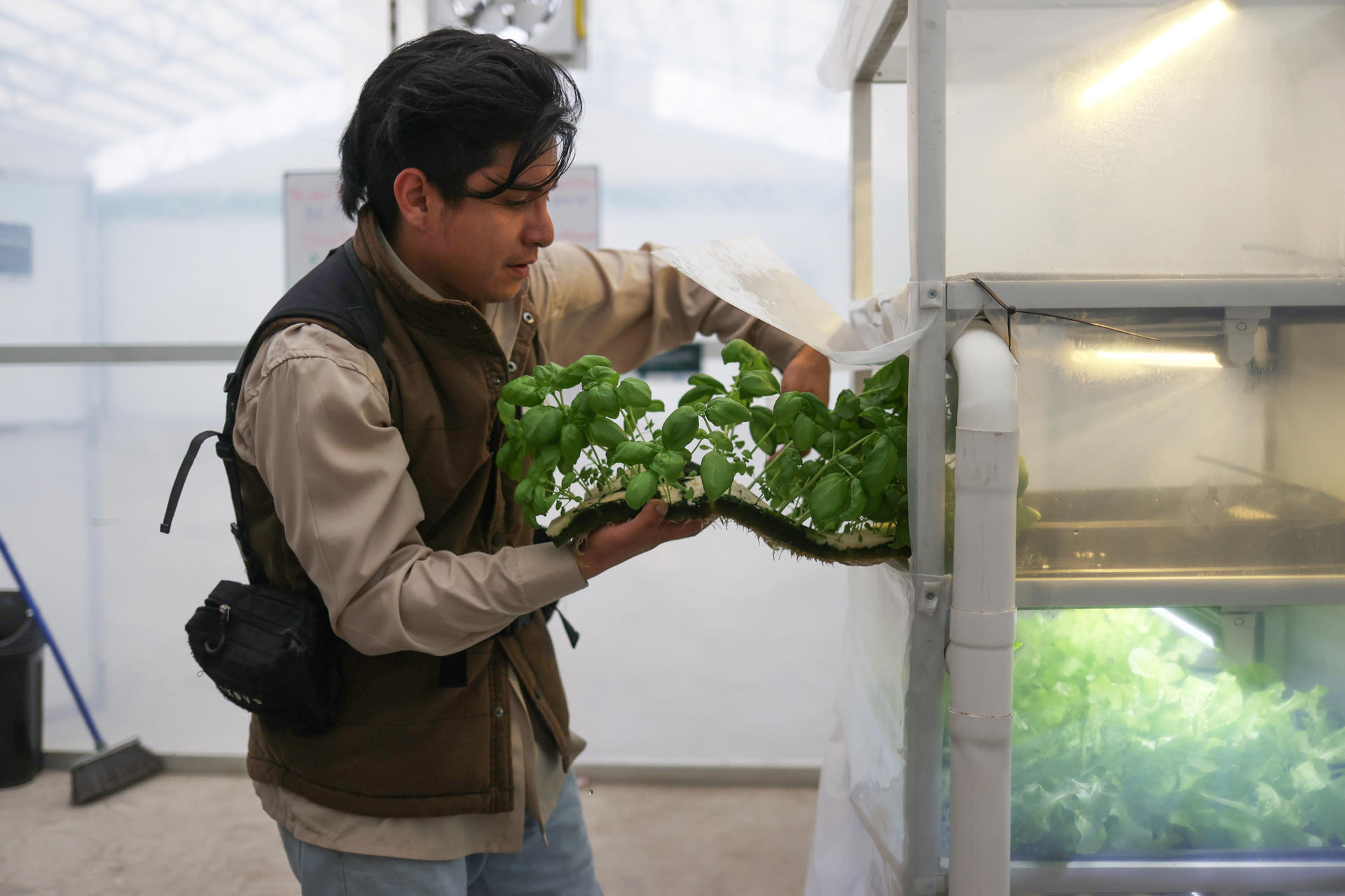 Producción sostenible de alimentos y tecnología en el primer ‘Huerto Smart’ de Bolivia