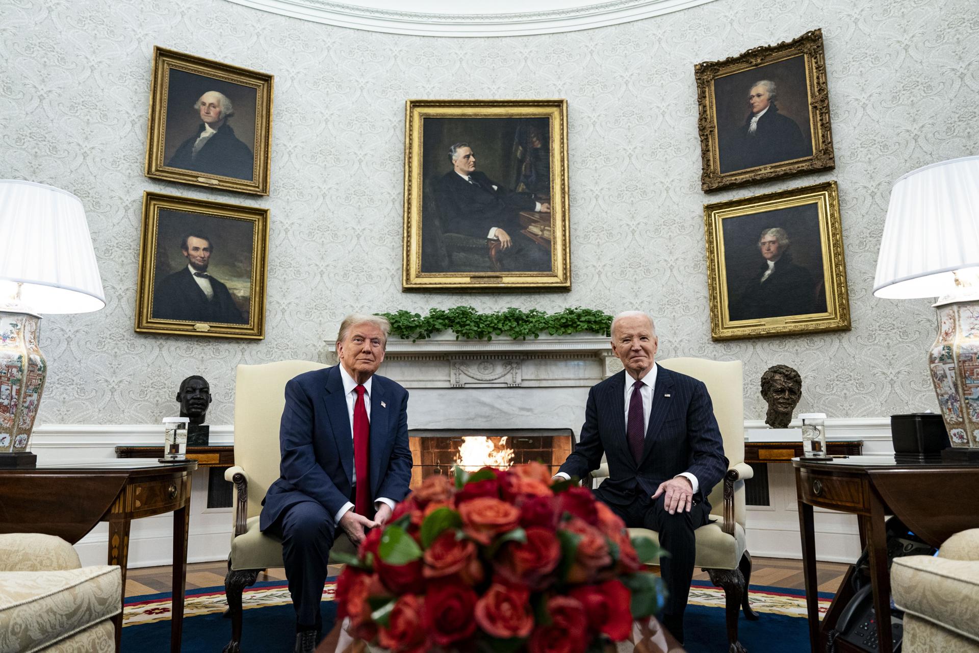 Trump revela que fue “muy agradable” la reunión con Biden para preparar la transición