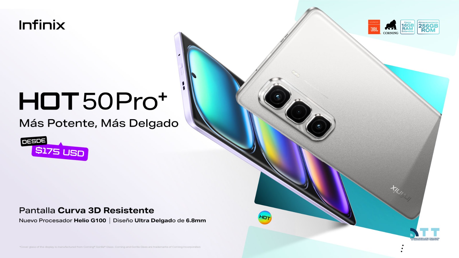 Más delgado, más fuerte”, el nuevo Infinix Hot 50 Pro+ llega oficialmente a Bolivia