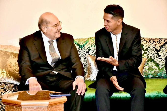 Andrónico Rodríguez se reúne con autoridades de Emiratos Árabes y Egipto