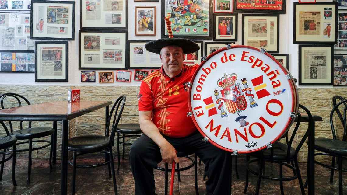 Fallece Manolo ‘El del bombo’, el hincha más emblemático de la selección española