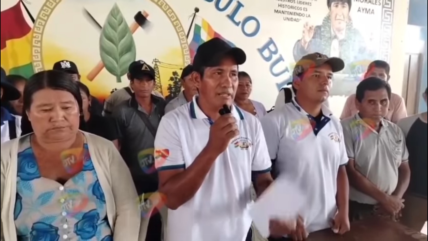 Desde el corazón del Chapare, hay dirigentes que dicen apoyar a Andrónico