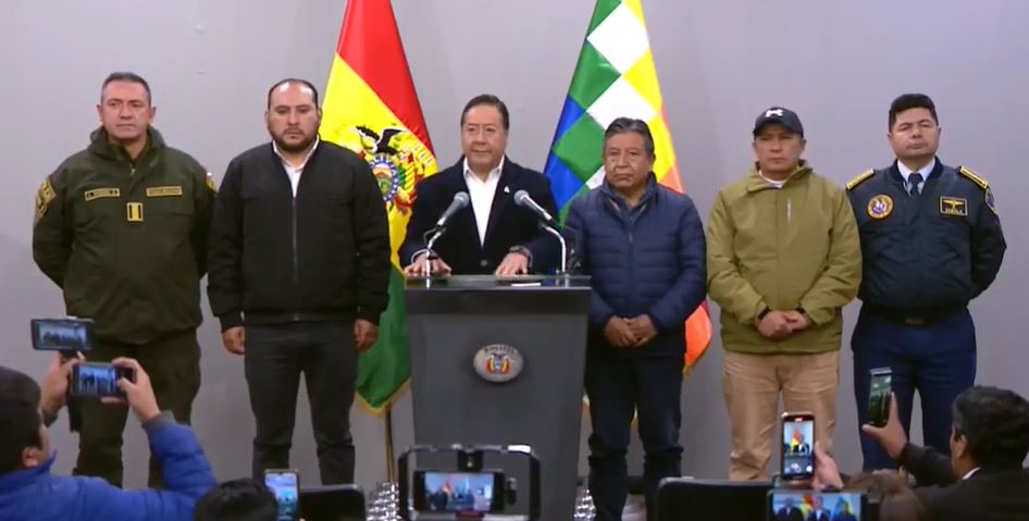 Arce: “No vamos a renunciar”; anuncia más operativos policiales y militares contra bloqueos