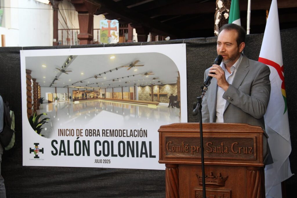 Se inician las obras de remodelación del histórico Salón Colonial del Comité pro Santa Cruz