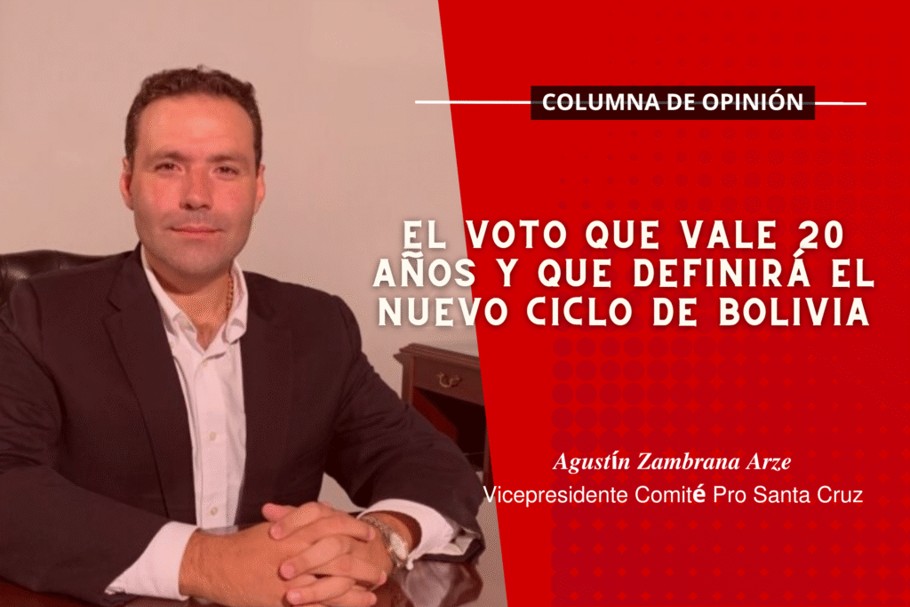 El voto que vale 20 años y que definirá el nuevo ciclo de Bolivia