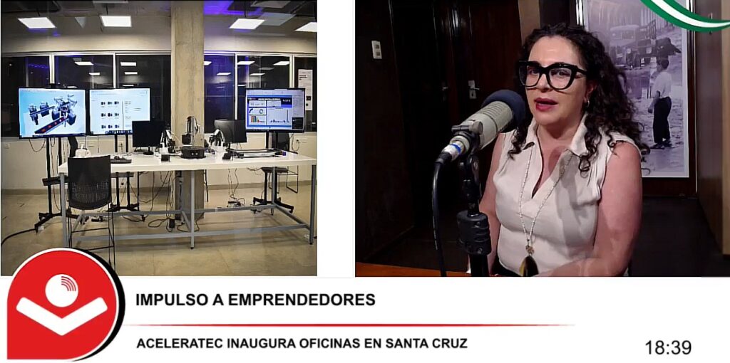 Aceleratec y la UPB impulsan el emprendimiento tecnológico en Santa Cruz