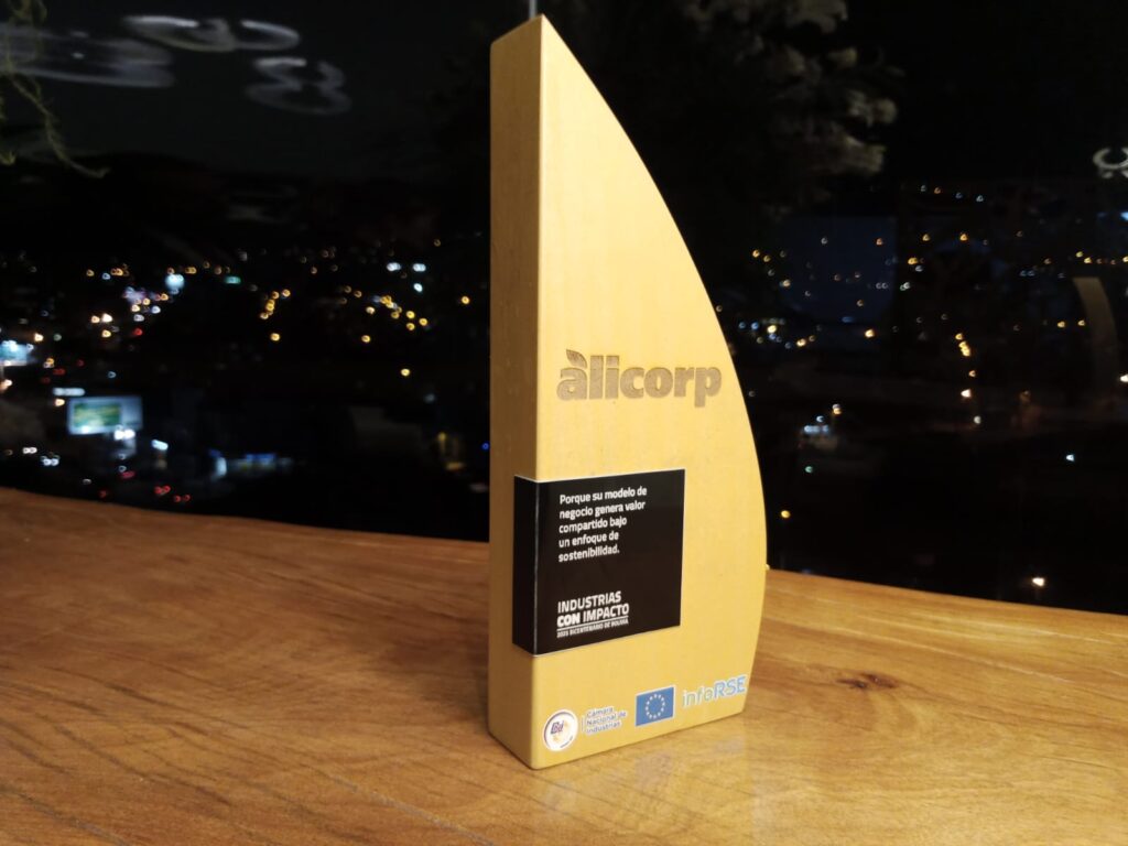 Alicorp reafirma su liderazgo sostenible con el premio “Industrias con Impacto”