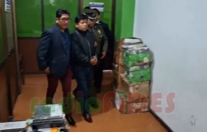 Aprehenden a Juan Carlos Huarachi tras declarar ante la Fiscalía por el caso de presuntas coimas