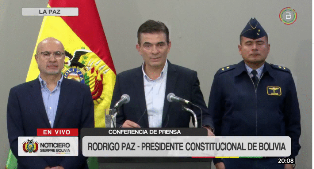 Presidente Paz: “El Estado está muerto” y denuncia posible robo de $us 15.000 millones en el anterior gobierno