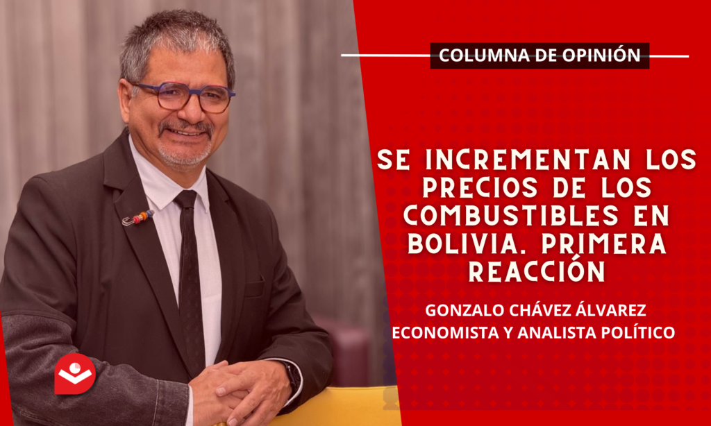 Se incrementan los precios de los combustibles en Bolivia. Primera reacción