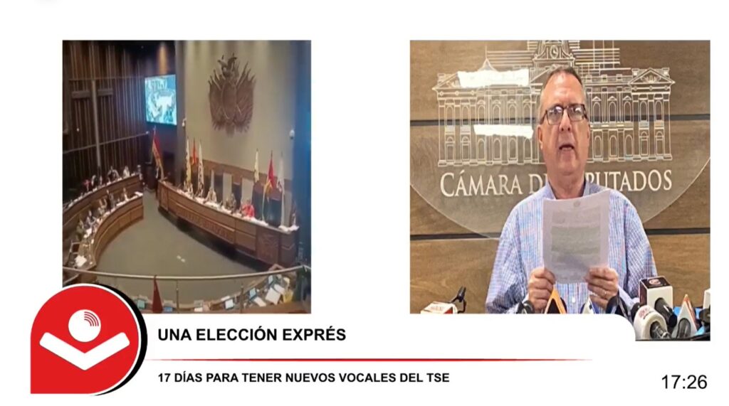 Diputado Alarcón expone los requisitos para postular a vocales del TSE
