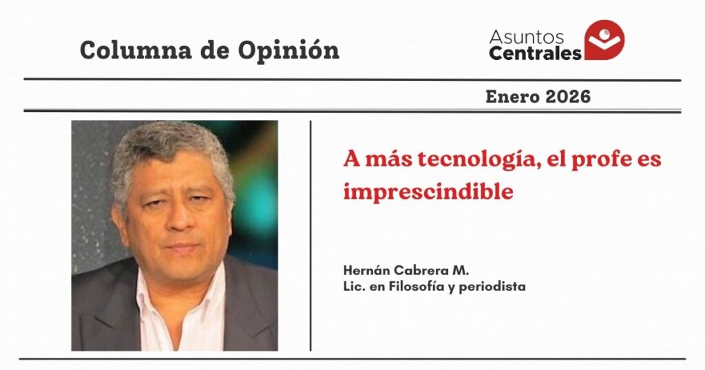 A más tecnología, el profe es imprescindible