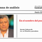 En el nombre del pueblo…