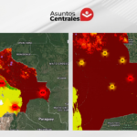 711 focos de calor: Santa Cruz concentra los principales núcleos de fuego